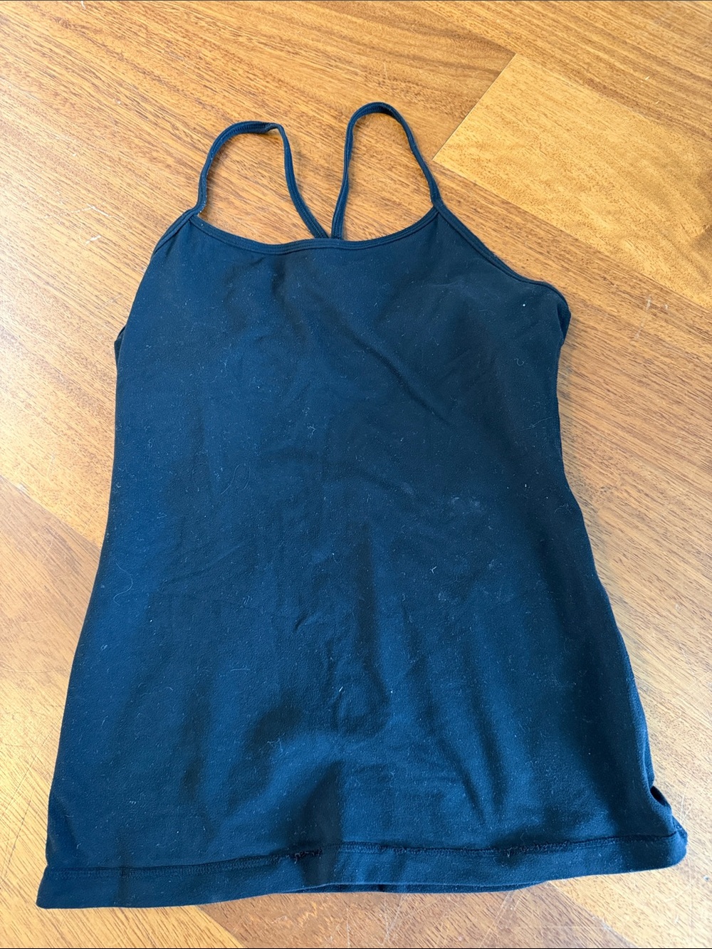 lululemon athletica Black Double-Strap Tank Top